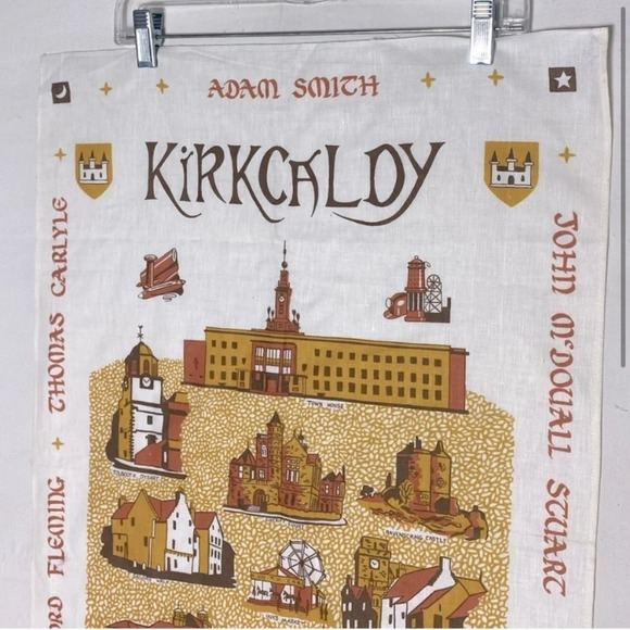 Vintage  Kirkaldy Cotton Vintage Travel Poster - Picture 2 of 12